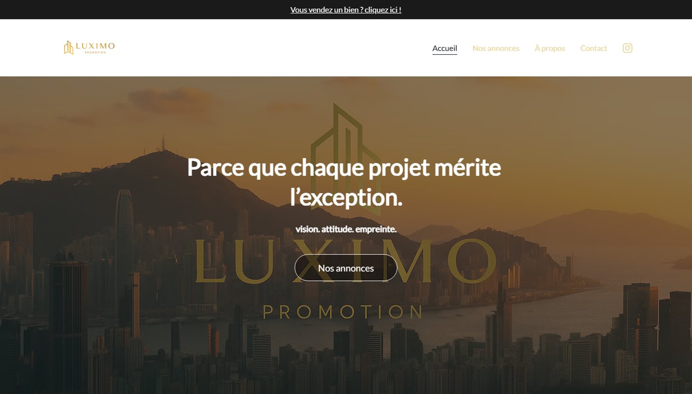 Aperçu de Luximo Promotion
